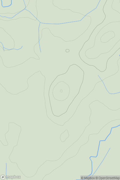 Thumbnail image for Mount Pleasant [Lake District C&W] showing contour plot for surrounding peak